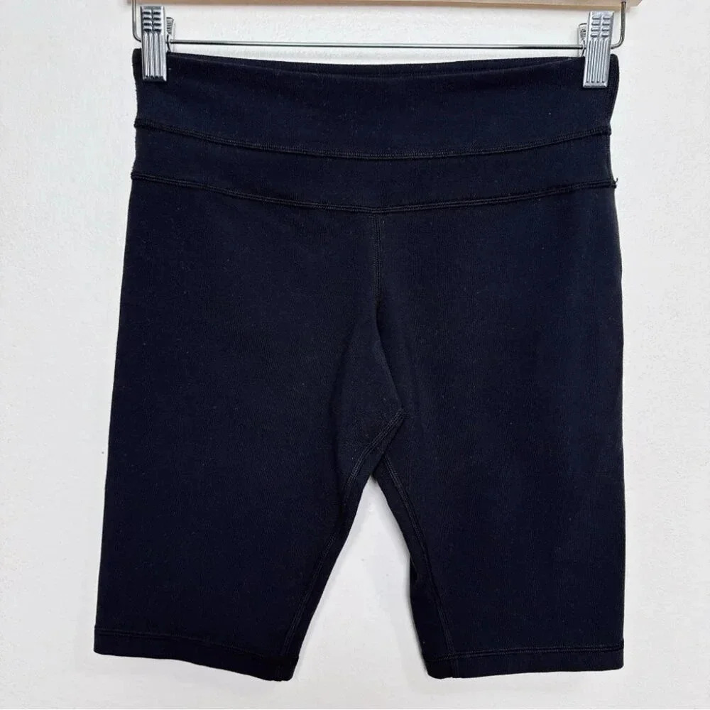 Lululemon Womens  4 Wunder Biker Training Short In Black